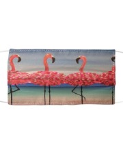 Flamingos Dance hh Cloth face mask front