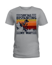 Social Distancing Ladies T-Shirt tile