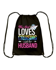This Girl Loves Cruising With Her Husband Drawstring Bag tile