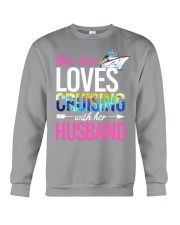 This Girl Loves Cruising With Her Husband Crewneck Sweatshirt tile
