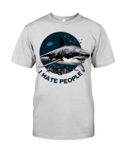 I Hate People Shark Premium Fit Mens Tee tile
