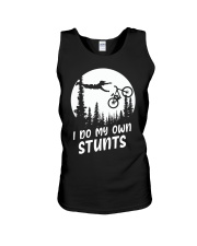 I do my own stunts Unisex Tank tile