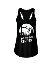 I do my own stunts Ladies Flowy Tank tile