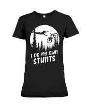 I do my own stunts Premium Fit Ladies Tee tile