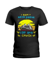 I sip and cruise Ladies T-Shirt tile