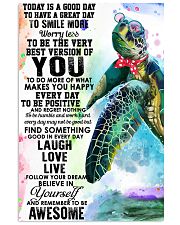 Turtle Good Day 11x17 Poster front