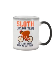Sloth Cycling Team Color Changing Mug tile