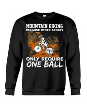 Mountain Biking One Ball Crewneck Sweatshirt tile