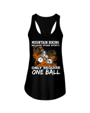 Mountain Biking One Ball Ladies Flowy Tank tile