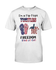 I'm A Flip Flops Turtles Freedom Kind Of Girl Premium Fit Mens Tee tile