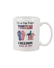 I'm A Flip Flops Turtles Freedom Kind Of Girl Mug tile