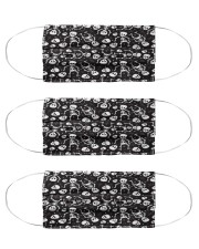 Skull Face Mask 1 Cloth Face Mask - 3 Pack front