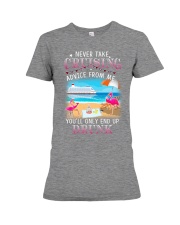 Never Take Cruising Advice From Me Premium Fit Ladies Tee tile