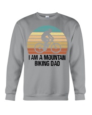 Mountain Biking Dad Crewneck Sweatshirt tile