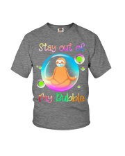 Stay out of my bubble Youth T-Shirt tile
