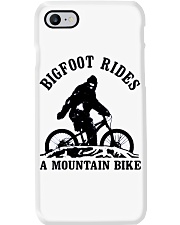 Bigfoot Rides A Mountain bike Phone Case tile