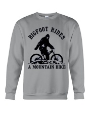 Bigfoot Rides A Mountain bike Crewneck Sweatshirt tile