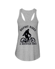 Bigfoot Rides A Mountain bike Ladies Flowy Tank tile