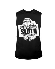 Sloth Always be your self Sleeveless Tee tile