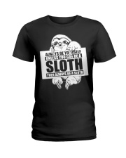 Sloth Always be your self Ladies T-Shirt tile