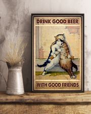 Drink Good Beer With Good Friends - CAT 11x17 Poster lifestyle-poster-3