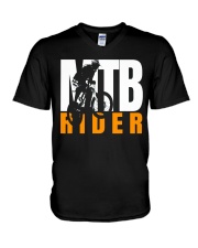 MTB Rider V-Neck T-Shirt tile