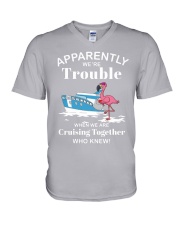 Cruising We're Trouble 1xxxxxxx V-Neck T-Shirt tile
