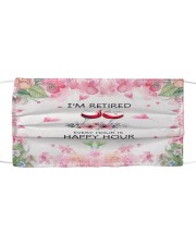 Happy hour Cloth face mask front