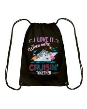 Cruising Together Drawstring Bag tile