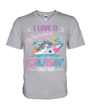 Cruising Together V-Neck T-Shirt tile