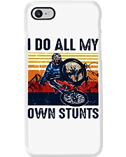 I do all my own stunts Phone Case tile