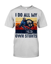 I do all my own stunts Premium Fit Mens Tee tile