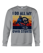 I do all my own stunts Crewneck Sweatshirt tile