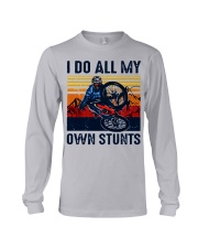 I do all my own stunts Long Sleeve Tee tile