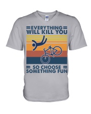 Everything Will K You V-Neck T-Shirt tile
