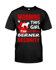Girls Protected By Berner Dog Premium Fit Mens Tee thumbnail