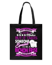 Bichon Frise Dog Mama Tote Bag thumbnail