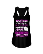 Bichon Frise Dog Mama Ladies Flowy Tank thumbnail