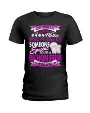 Bichon Frise Dog Mama Ladies T-Shirt thumbnail