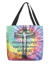 Way maker miracle worker 3D All-over Tote thumbnail