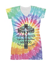 Way maker miracle worker 3D All-over Dress thumbnail