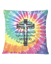 Way maker miracle worker 3D Square Pillowcase thumbnail