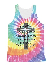 Way maker miracle worker 3D All-over Unisex Tank thumbnail