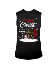 Christmas begins with Christ Sleeveless Tee thumbnail