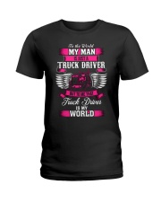 TRUCKER TRUCKER TRUCKER TRUCKER TRUCKER TRUCKER Ladies T-Shirt thumbnail