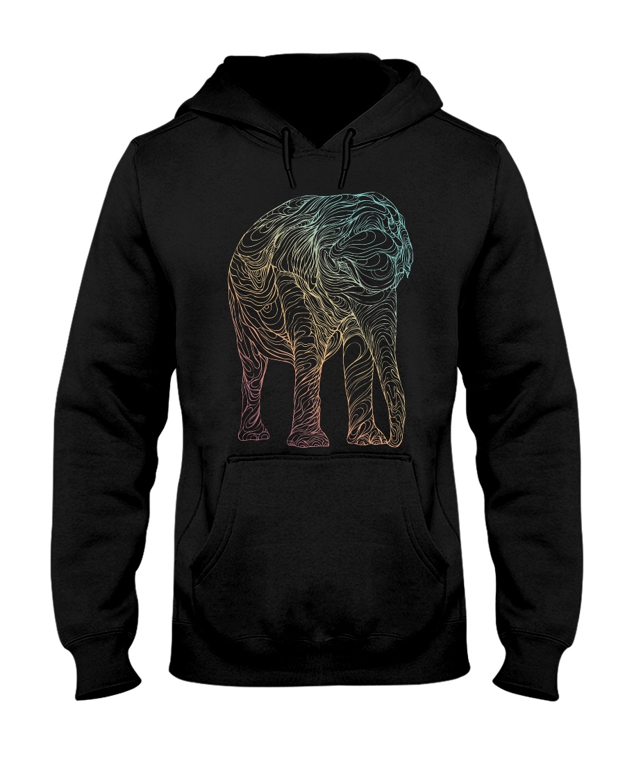Elephant Elephant Elephant Elephant Elephant - Tee Hooded Sweatshirt