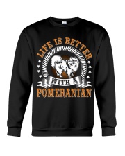 POMERANIAN POMERANIAN POMERANIAN POMERANIAN Crewneck Sweatshirt thumbnail