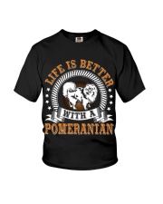 POMERANIAN POMERANIAN POMERANIAN POMERANIAN Youth T-Shirt thumbnail
