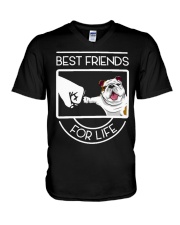 BULLDOG BULLDOG BULLDOG BULLDOG BULLDOG BULLDOG V-Neck T-Shirt thumbnail