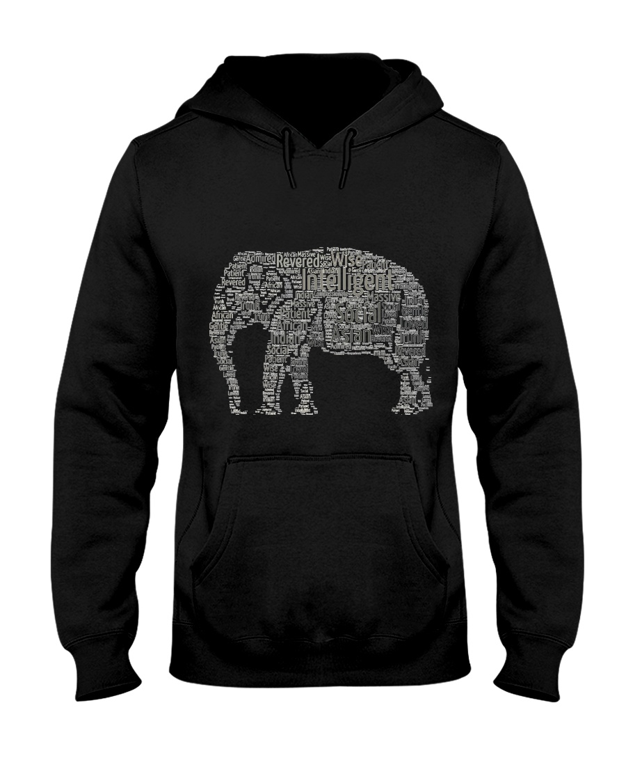 Elephant Elephant Elephant Elephant Elephant - Tee Hooded Sweatshirt